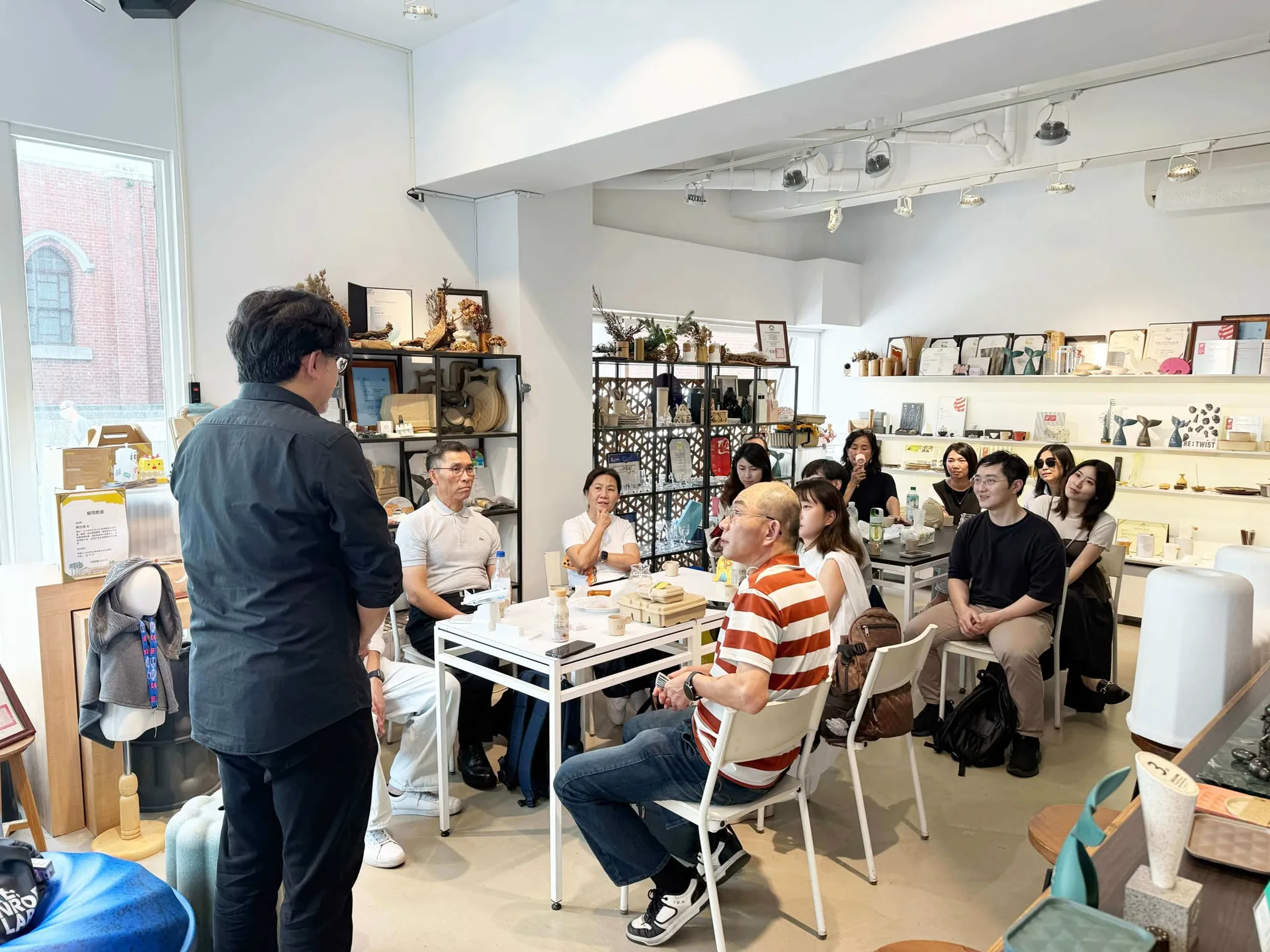 點睛設計參訪活動現場,會員交流紀錄